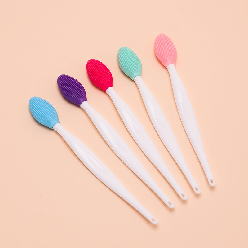 Silicone Brush Long Handle Beauty Medicated Acne Pads Makeup Accessories