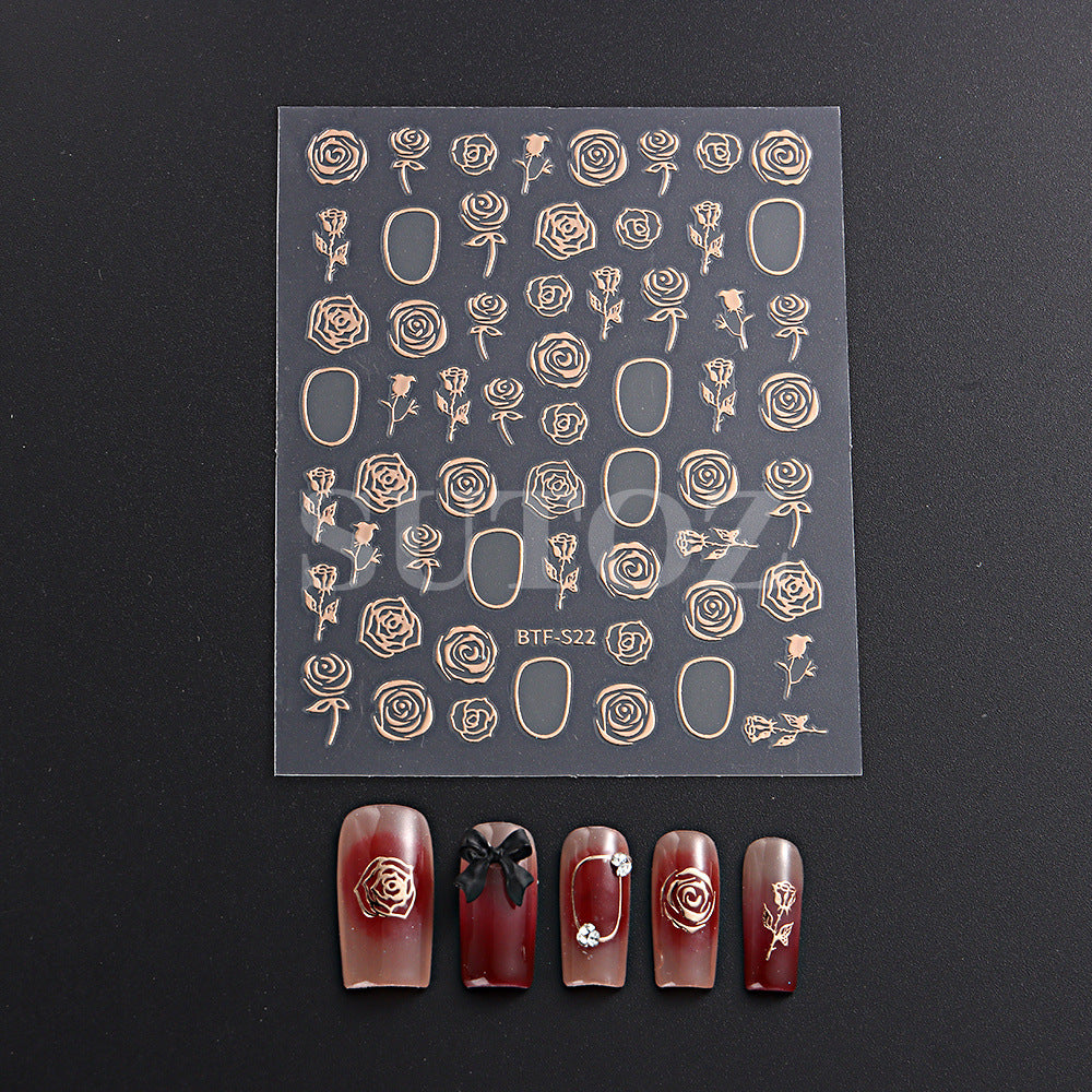 Small Sweet Potato Popular Pure Want To Nail Stickers