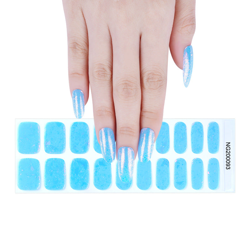 Glamorous Versatile Light Gel Uv Paper Nail Stickers