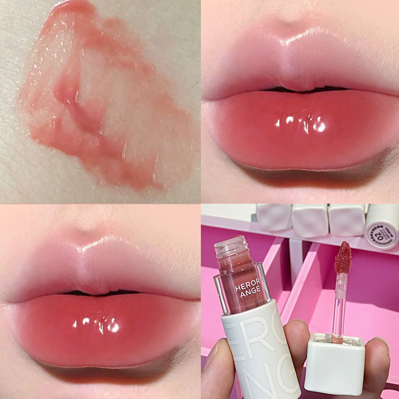 Pure Desire Glass White Lasting No Stain On Lip Glosses