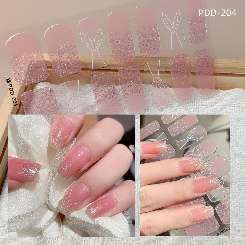 Love Waterproof Durable Applique Finished Patch Nail Art