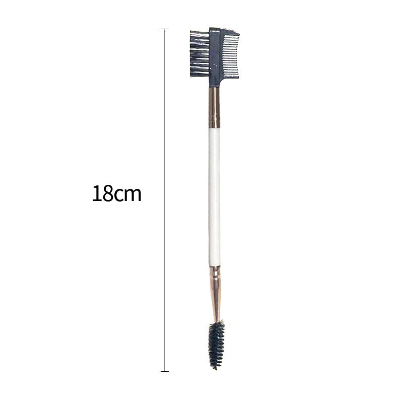 Bevel Double-headed Eyebrow Brush Single Spiral Makeup Brushes Accessories