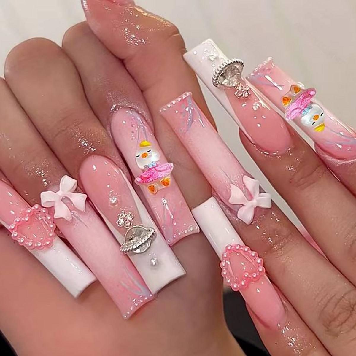 Autocollants pour ongles amovibles de la série Cute Candy