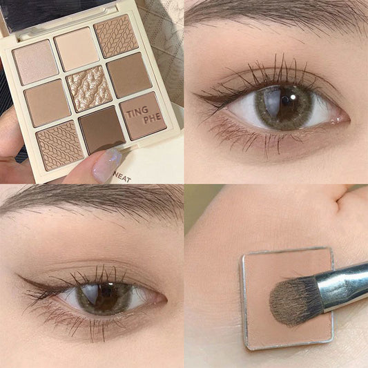 Plate Matte Brown Earth Color Daily Eyeshadow