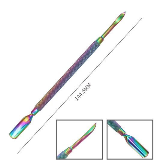 Ensemble d'outils à clous en acier inoxydable à double tête en titane de couleur