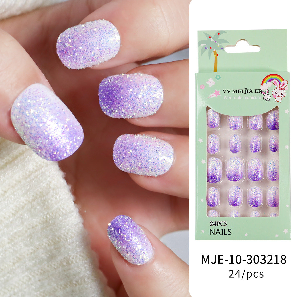 Faux ongles pour enfants en boîte Wear Armor Nail Art