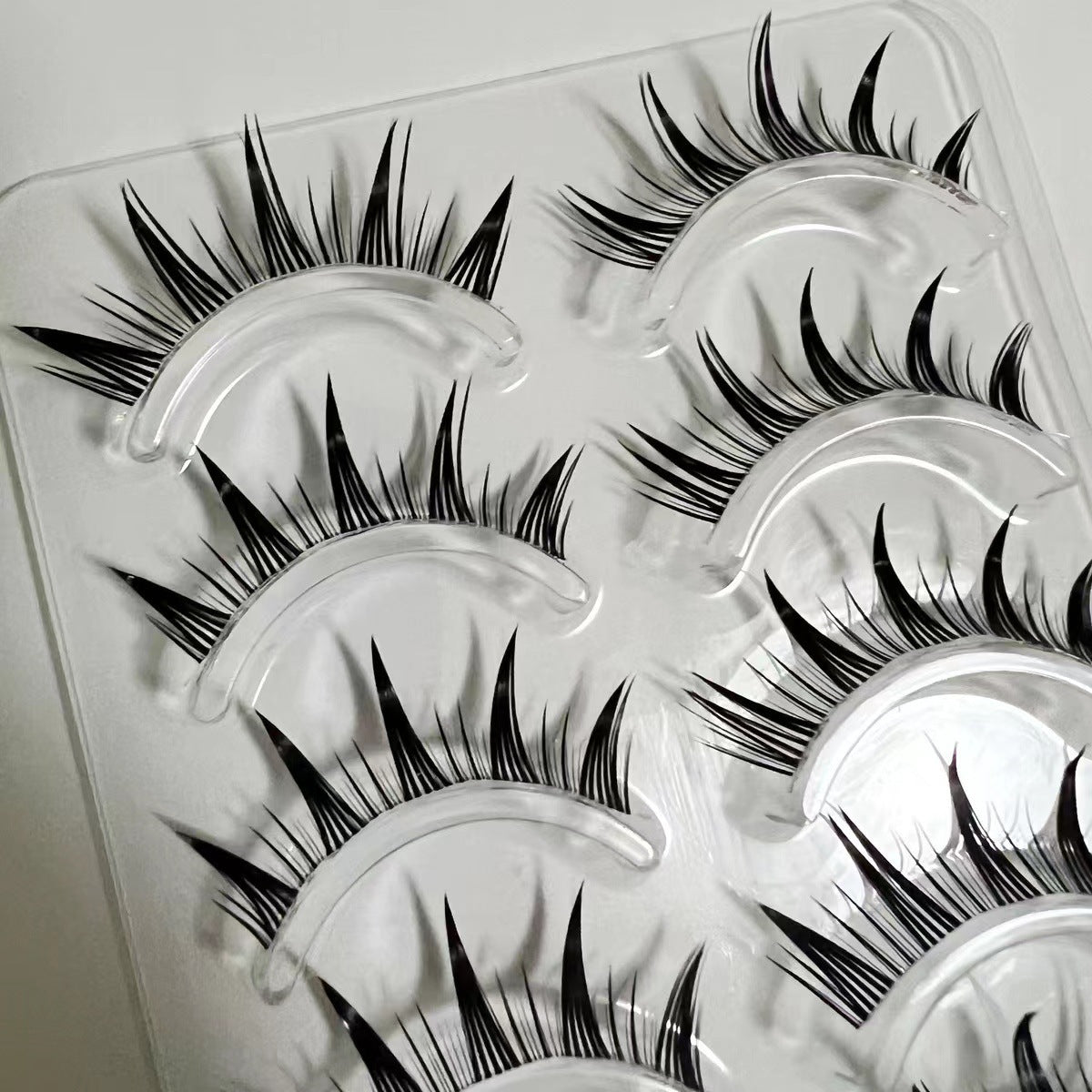 Pointed Tail Eyelashes Natural Cartoon Thick Whole False Lashes