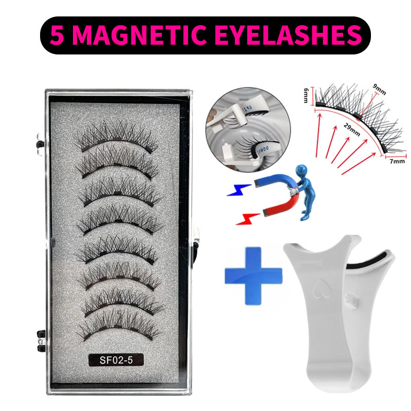 Series Magnetic Eyelashes Natural Simulation Curling False Lashes