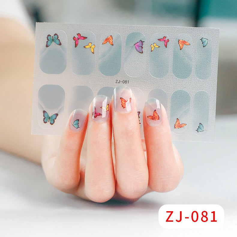 Gel Fresh Waterproof Durable Patch Removable Nail Stickers