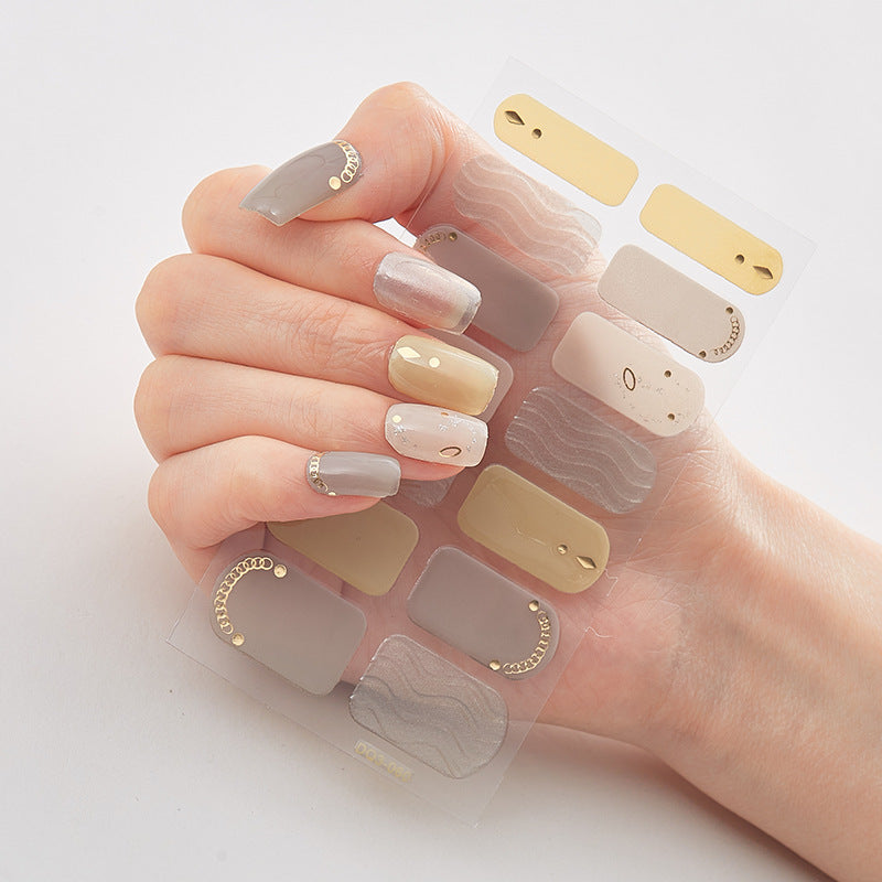 Source Technology Laser Gilding Full Priority Nail Stickers