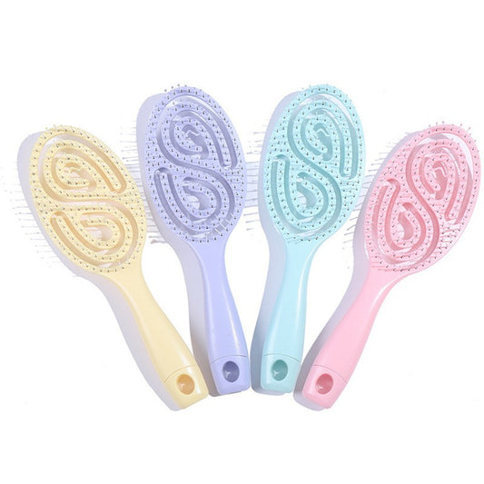 Brosses et peignes à air creux pour massage du cuir chevelu moelleux