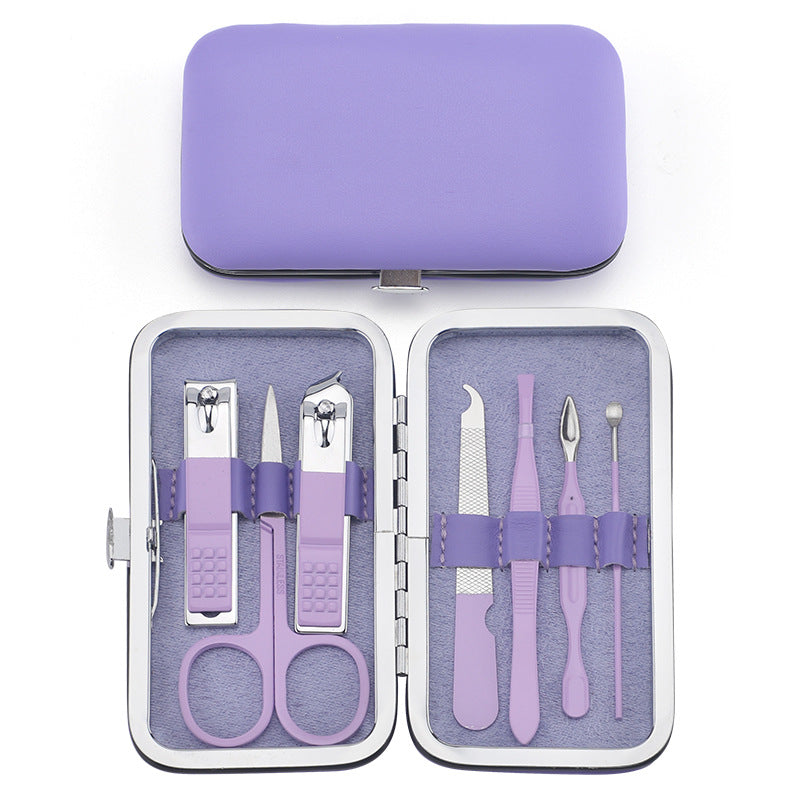 Pince à peinture en aérosol, sac en cuir, pince à sourcils, ensemble d'outils multifonctions pour les ongles