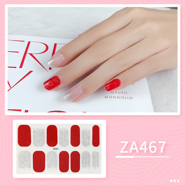 Oil Film Manicure Implement Long Lasting Waterproof Nail Stickers