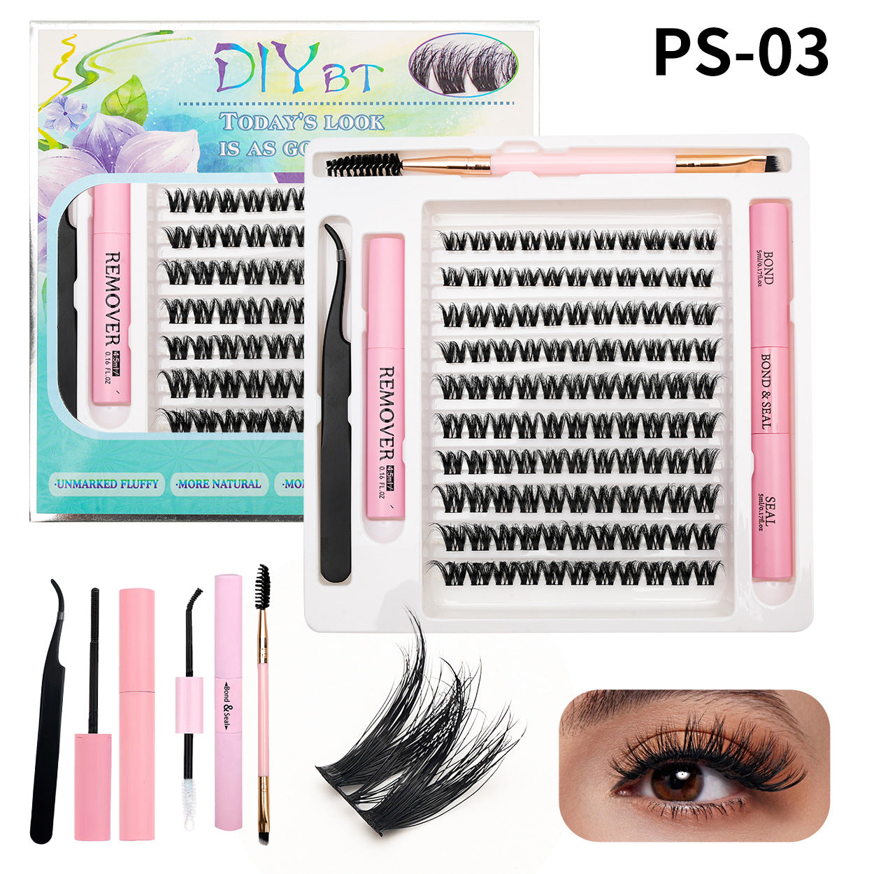 Traceless Eyelashes Soft Glue Remover Tweezer False Lashes