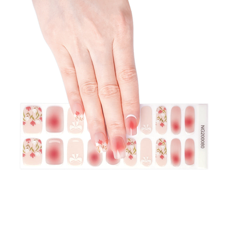 Glamorous Versatile Light Gel Uv Paper Nail Stickers