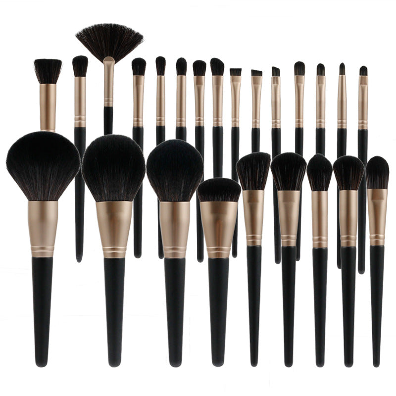 Gold Black Full Super Soft Shadow Make Makeup Brushes Accessories