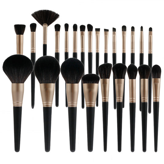 Gold Black Full Super Soft Shadow Make Makeup Brushes Accessories