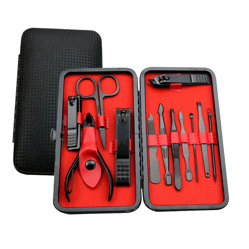 Red Series Beauty Manicure Suit Tools Nail Tool Set