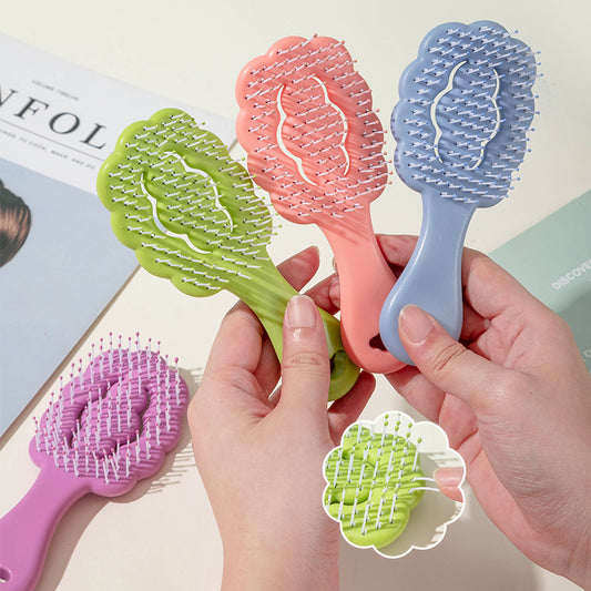 Mini brosses à cheveux et peignes de massage de petite taille en forme de dessin animé