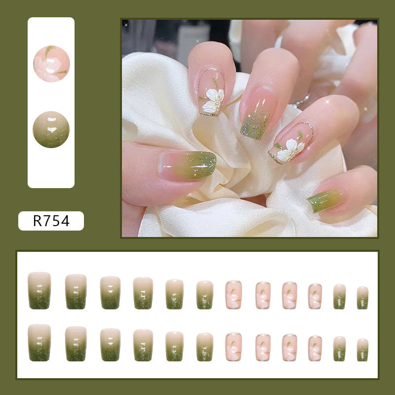 Piece Finished Jelly Glue Wear Tip Nude Nail Art