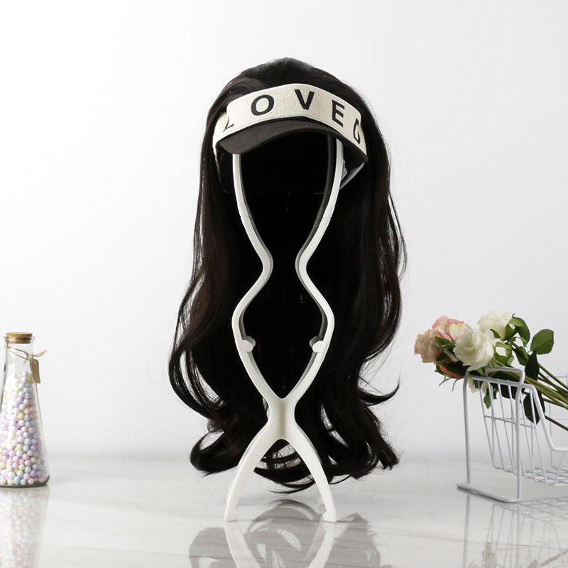 Plastic Wig Support Holder Part Foldable Stand Makeup Accessories