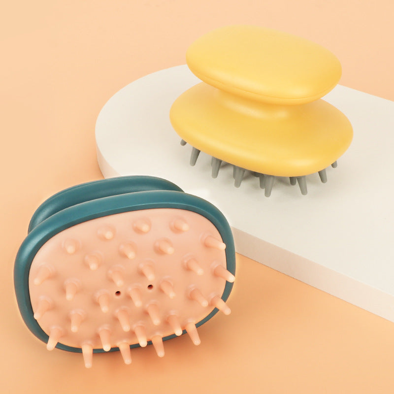 Brosse à shampooing amovible pour cheveux secs et humides, brosses et peignes de massage