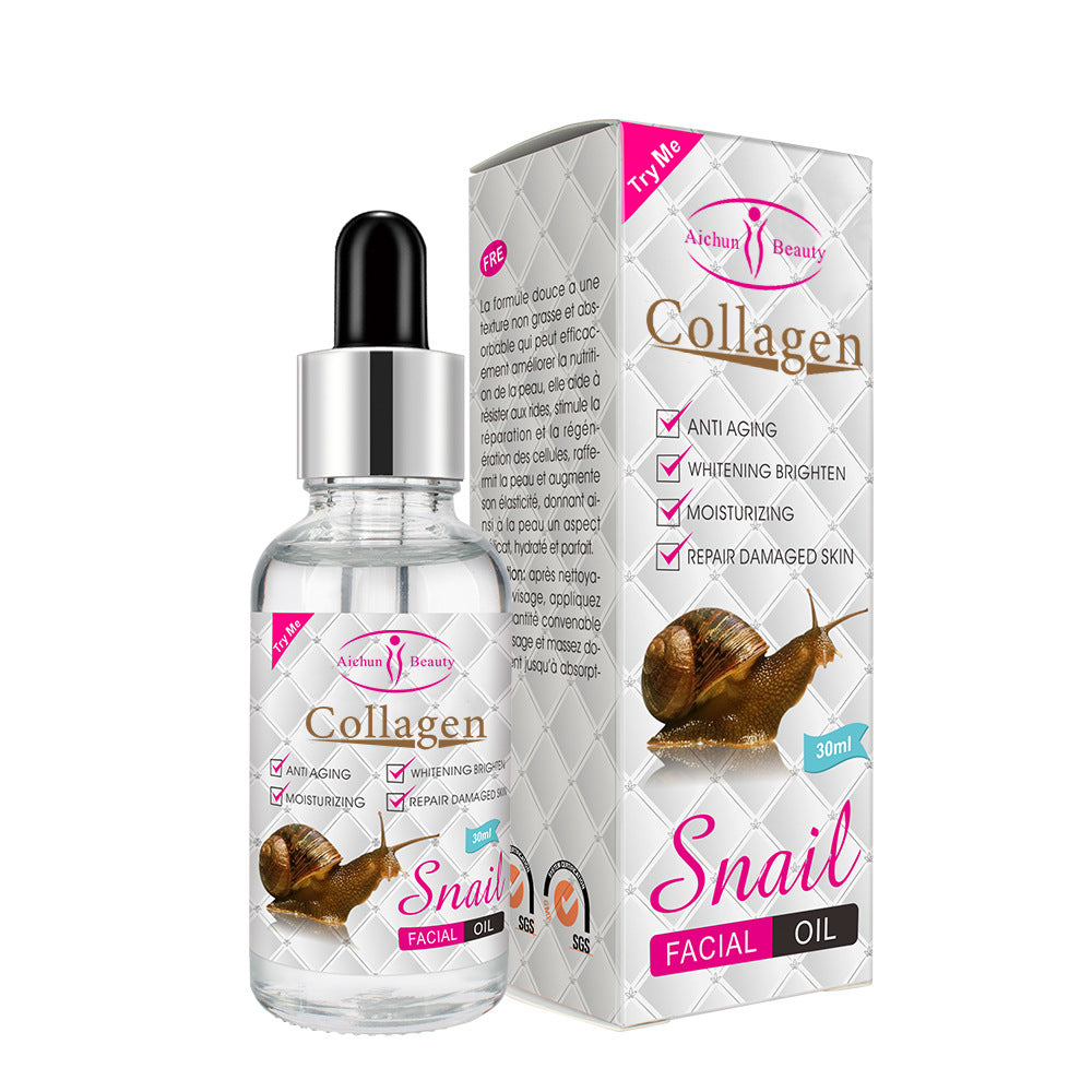 Snail Bone Collagen Massage Oil Facial Face Care