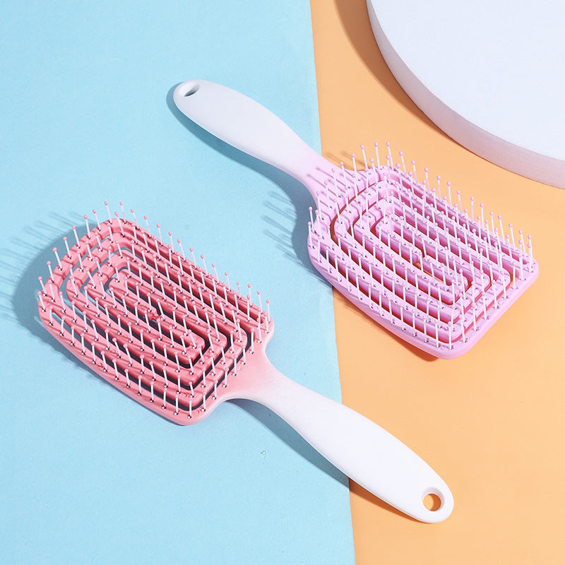 Macaron Color Series Temperament Long Styling Hair Brushes & Combs