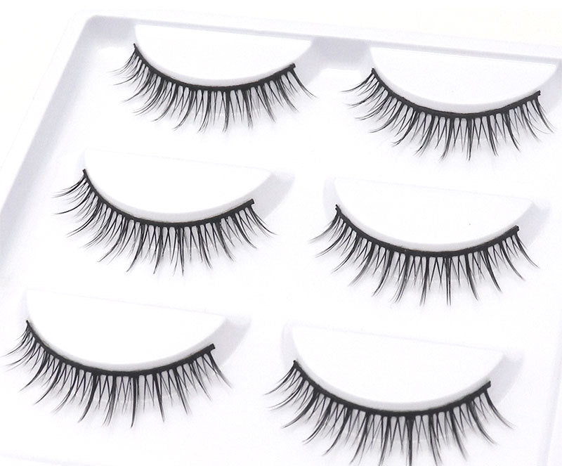 Women's Hard Stem Eyelash Team Fairy Daily No Nude False Lashes