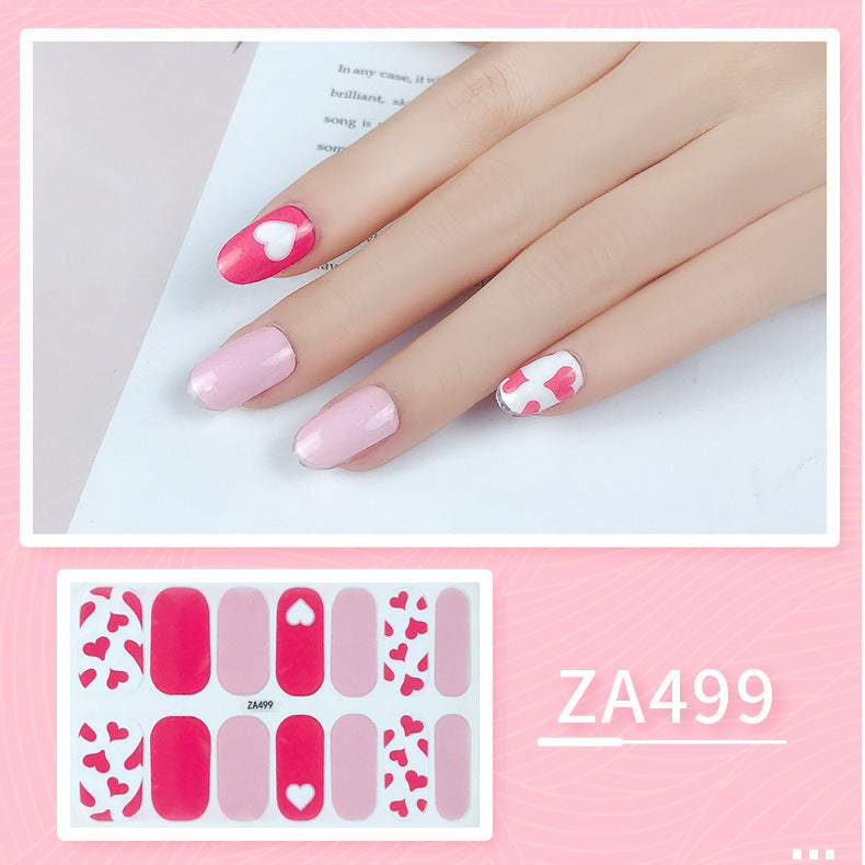 Oil Film Manicure Implement Long Lasting Waterproof Nail Stickers