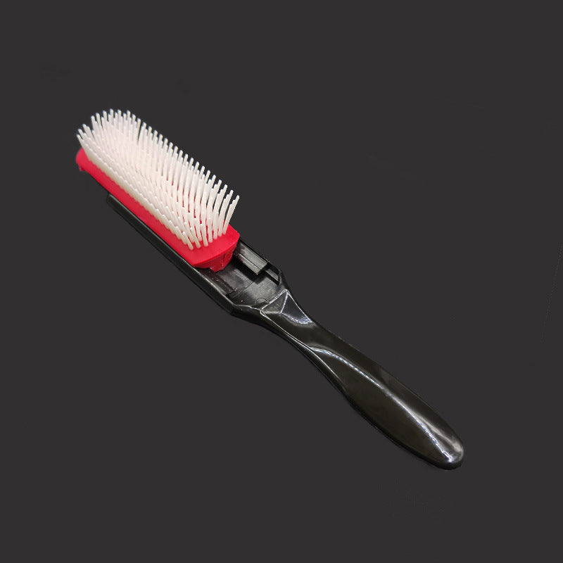 Sèche-cheveux à dents fines, coiffage, rangement, brosses et peignes pour cheveux de barbier