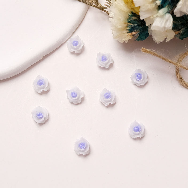 Luminous Carved Moon Rose Fingernail Decoration Wear Nail Care Nail Art