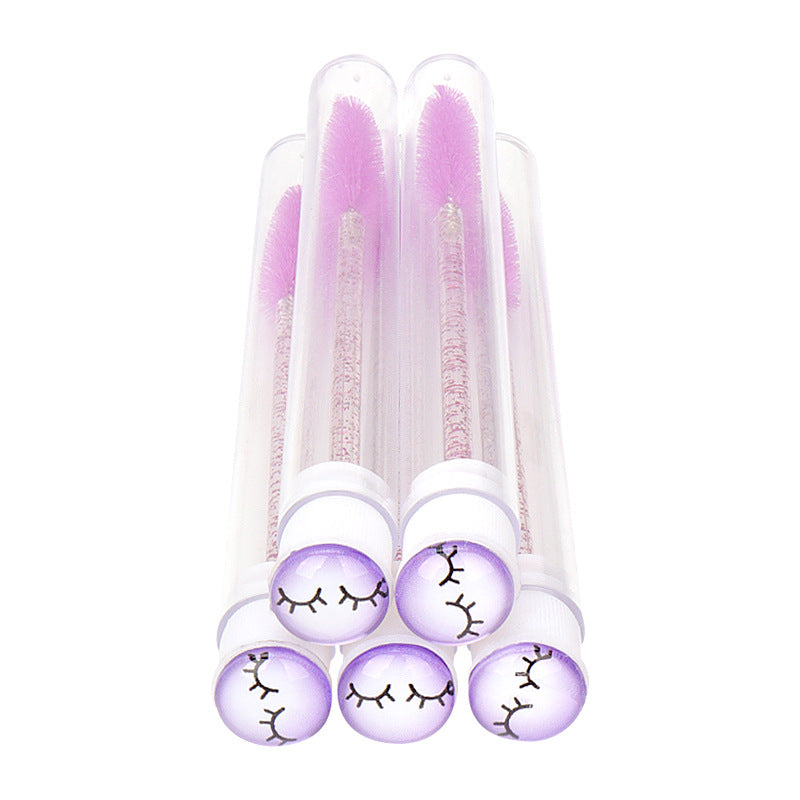 With Diamond Mascara Brush Disposable Crystal Makeup Brushes Accessories