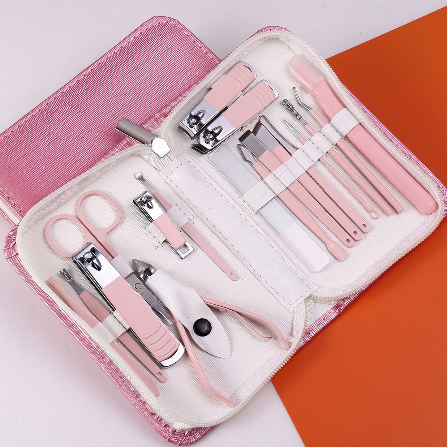 Kit de manucure et pédicure, coupe-cuticules, ensemble d'outils pour les ongles