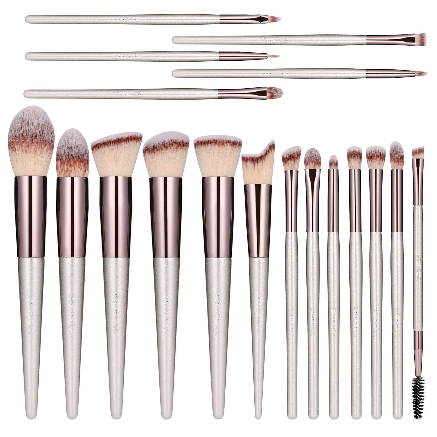 Champagne Gold Brush Suit No Beauty Makeup Brushes Accessories