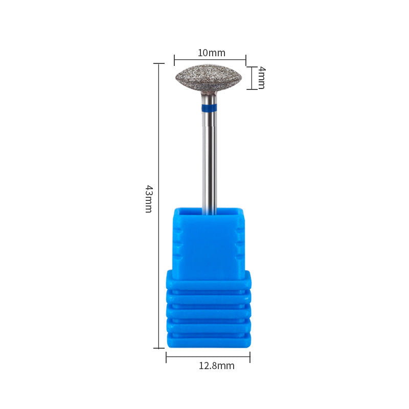 Ensemble d'outils de polissage pour tête de meulage diamantée et élimination des ongles morts