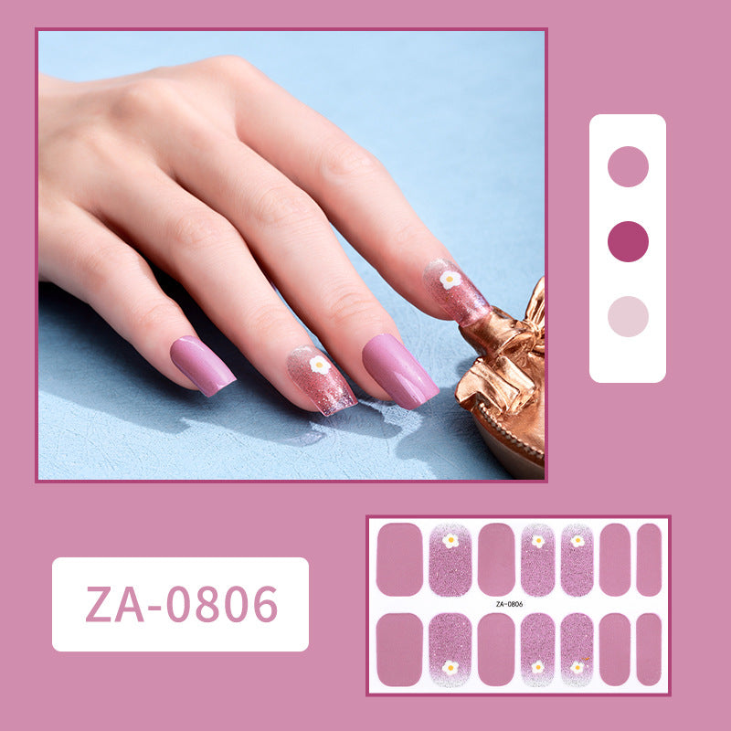 Full Oil Film Hand Manicure Implement Nail Stickers