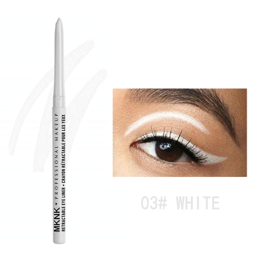 Eyeliner crémeux en gel rétractable automatique pour ver à soie