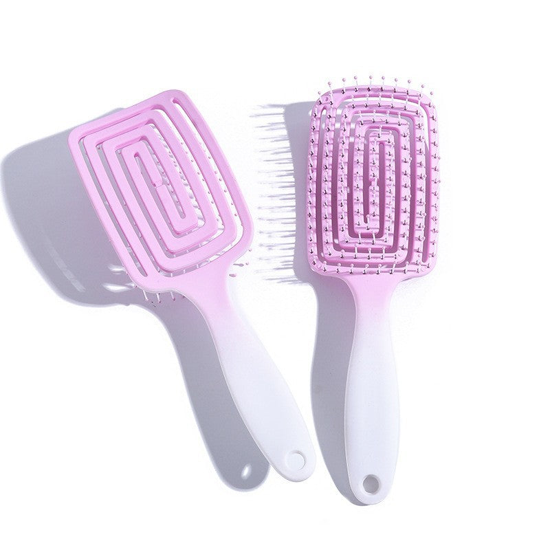 Macaron Color Series Temperament Long Styling Hair Brushes & Combs