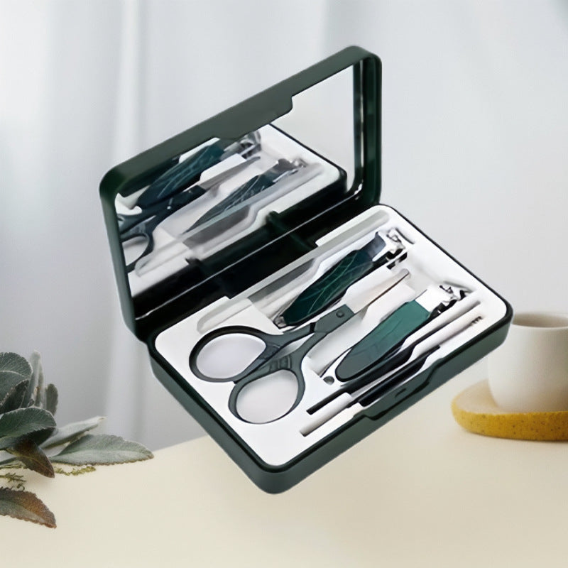 German Stainless Steel With Mirror More Nail Tool Set