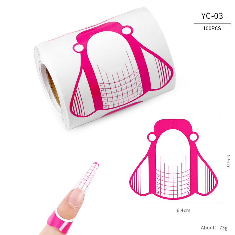 Paper Holder French Therapy Extension Butterfly Nail Tool Set