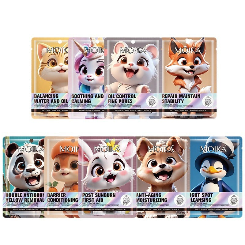 Version Packaging Cute Animal Cartoon Mask Nourishing Face Care