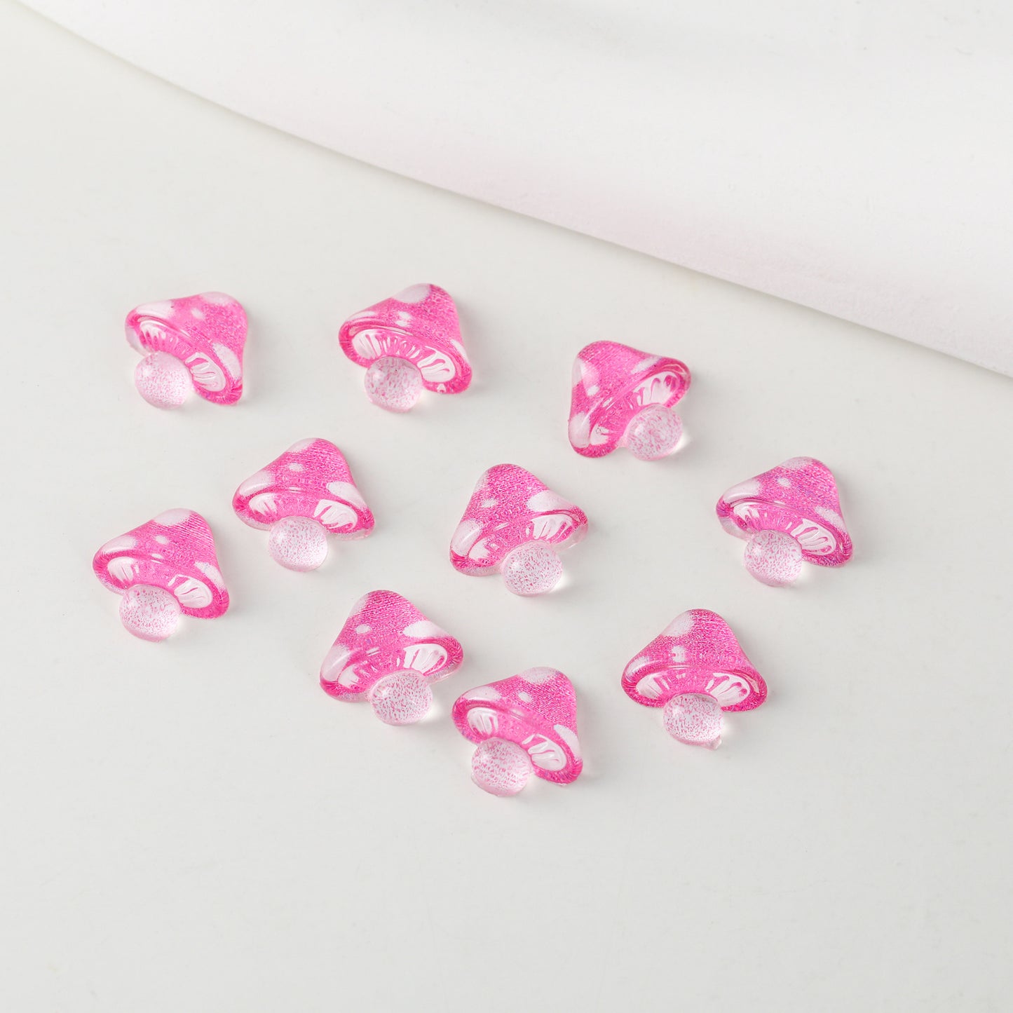 Ornament Cute Resin Icy Small Mushroom Nail Care Nail Art