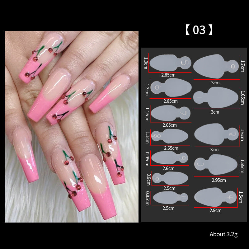 Die Sheet No Paper Tray Extension Nail Stickers