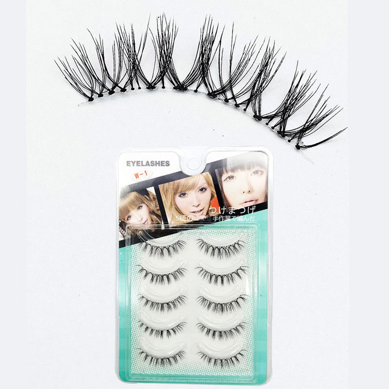 Transparent Fine Stem Little Devil Mixed False Lashes