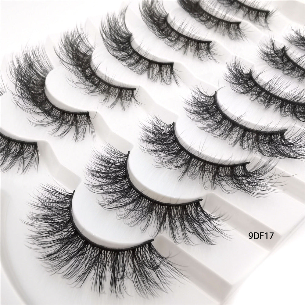 Eyelash Russian Fried Eyelashes Messy Curly Fluffy Pairs Chemical False Lashes