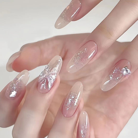 Magic Color Shell Light Mermaid Tail Nail Stickers