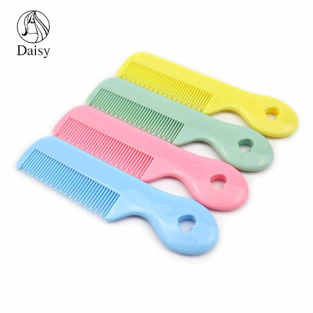 Brosses à cheveux et peignes ronds à pointe colorée pour enfants