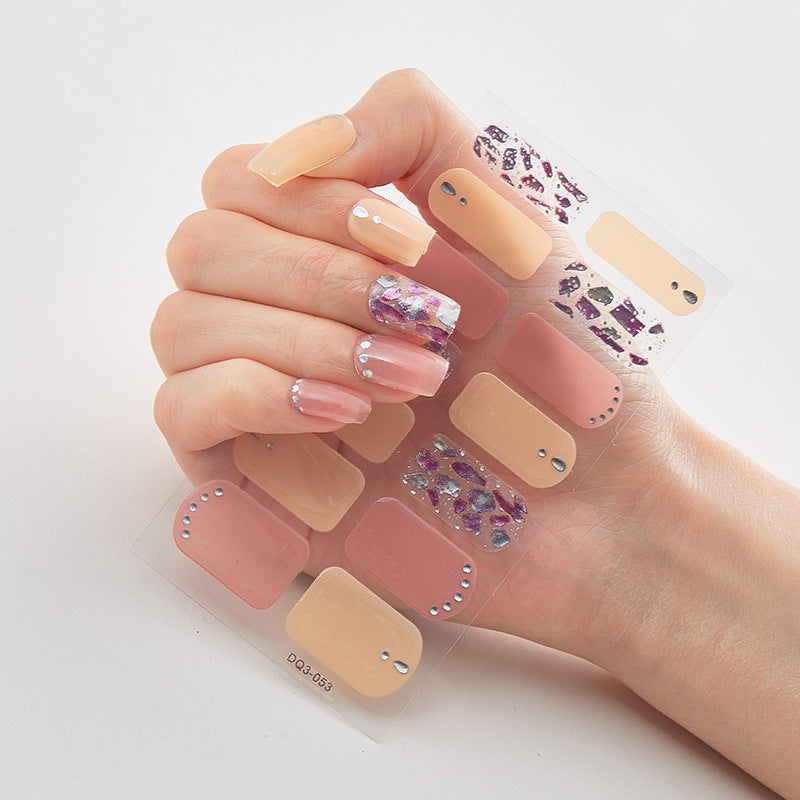 Source Technology Laser Gilding Full Priority Nail Stickers