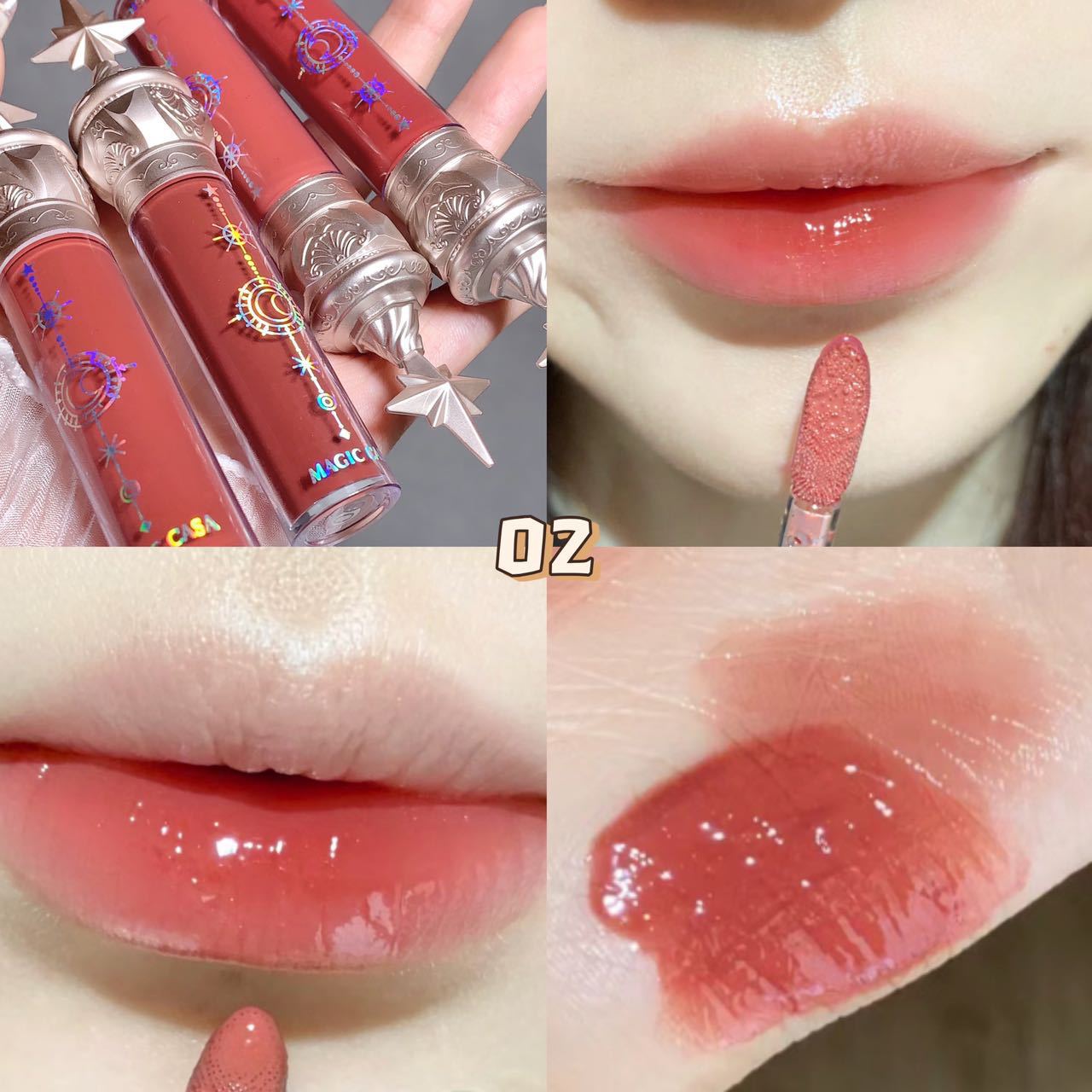 Stick Mirror Lacquer Water Light Gloss Not Easy Lip Glosses